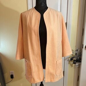 Elegant Peach Women's Cape Jacket